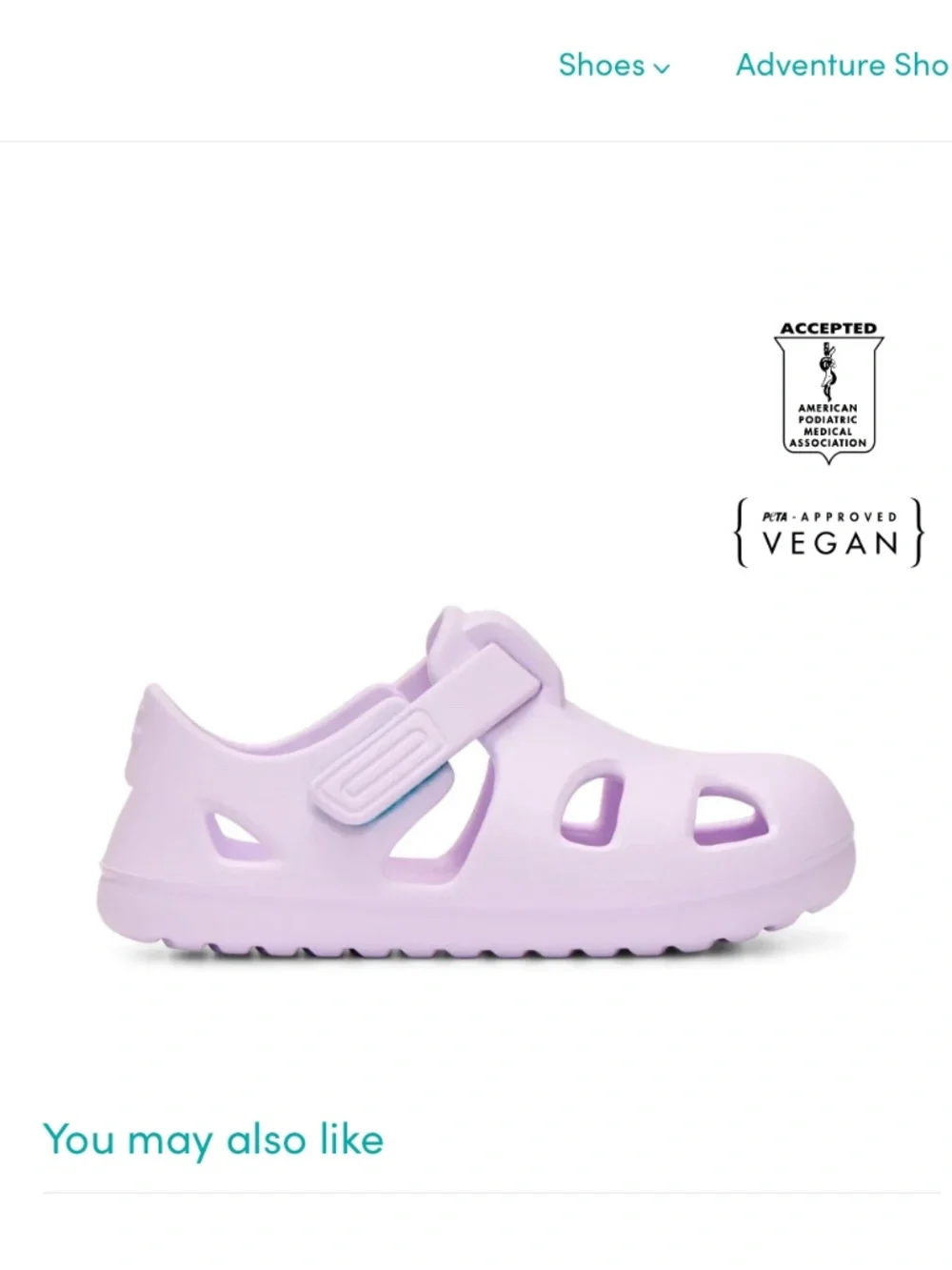 Ten Little Splash Sandals in Lavender Purple